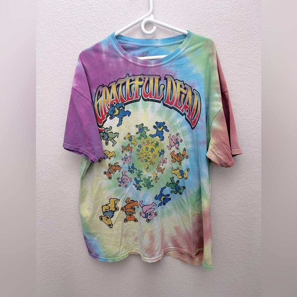 Grateful Dead Dancing Bears Marching Bears Tie Dye Tee Shirt XL 70s 1990s